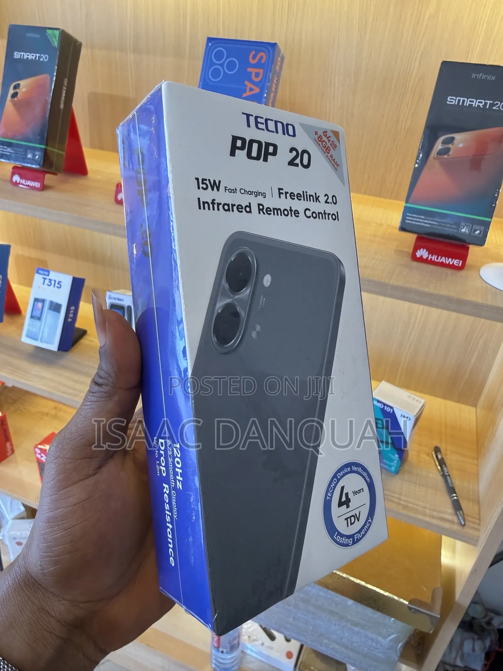 New Tecno Pop 20 64 GB Black