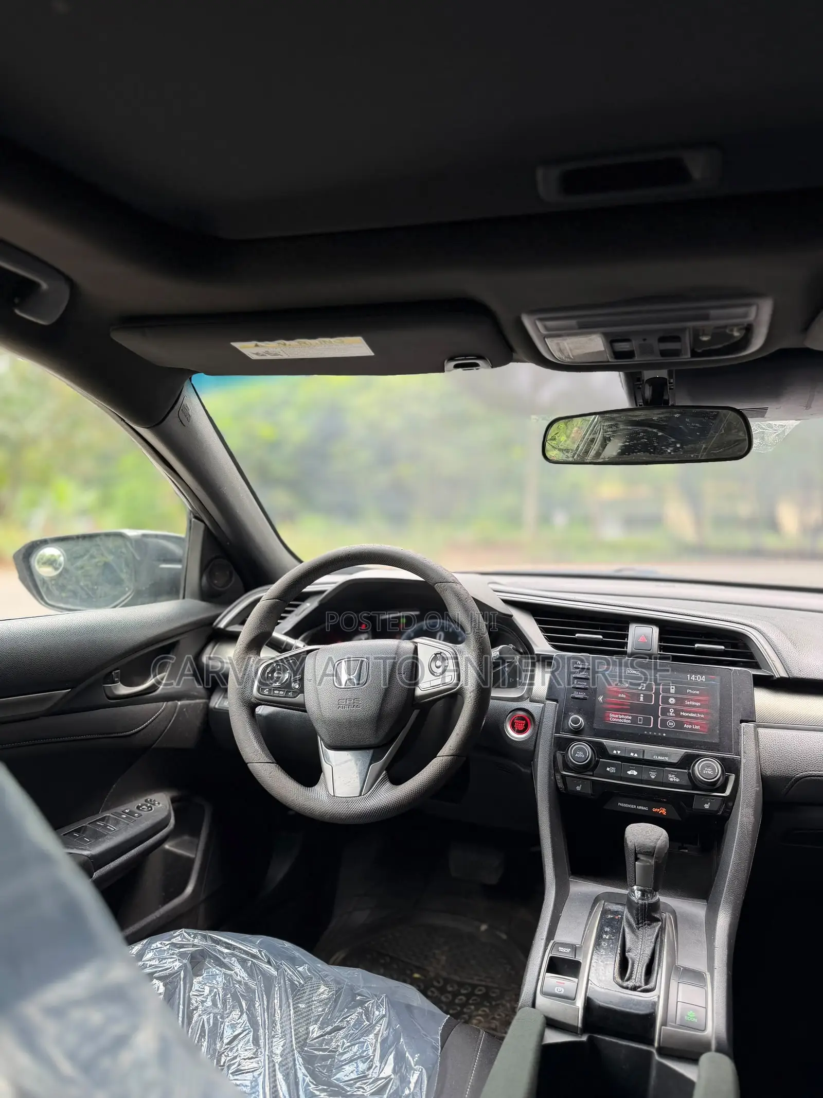 Honda Civic EX Hatchback 2019 Blue