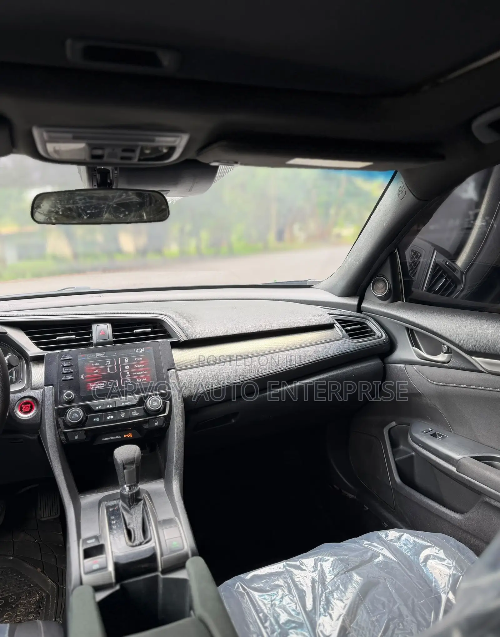 Honda Civic EX Hatchback 2019 Blue