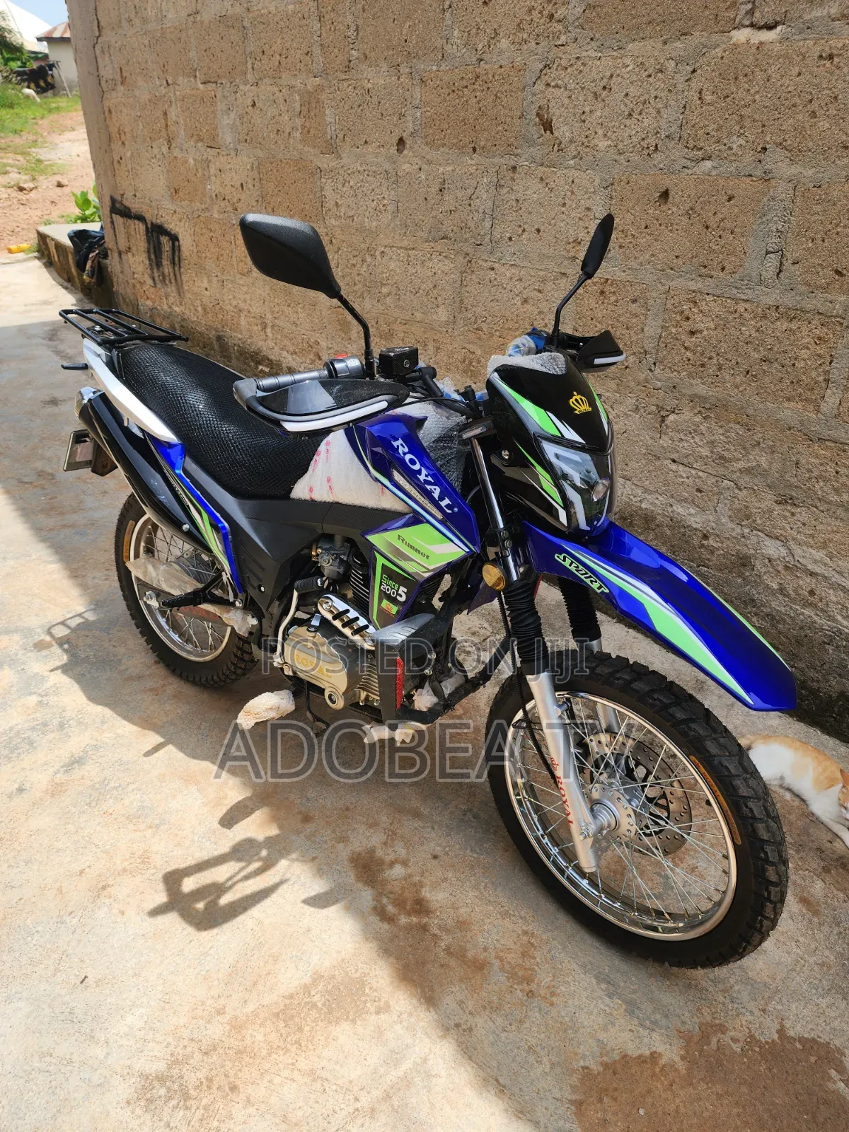New Royal Motorcycle 2026 Blue