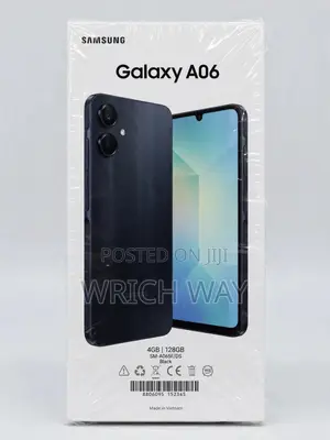 New Samsung Galaxy A06 128 GB Black