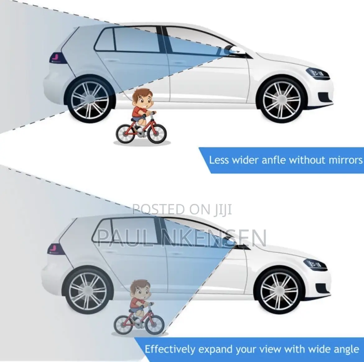 Blind Spot Mirror 360* /Leaves No Marks (Vacuum Adsorption).
