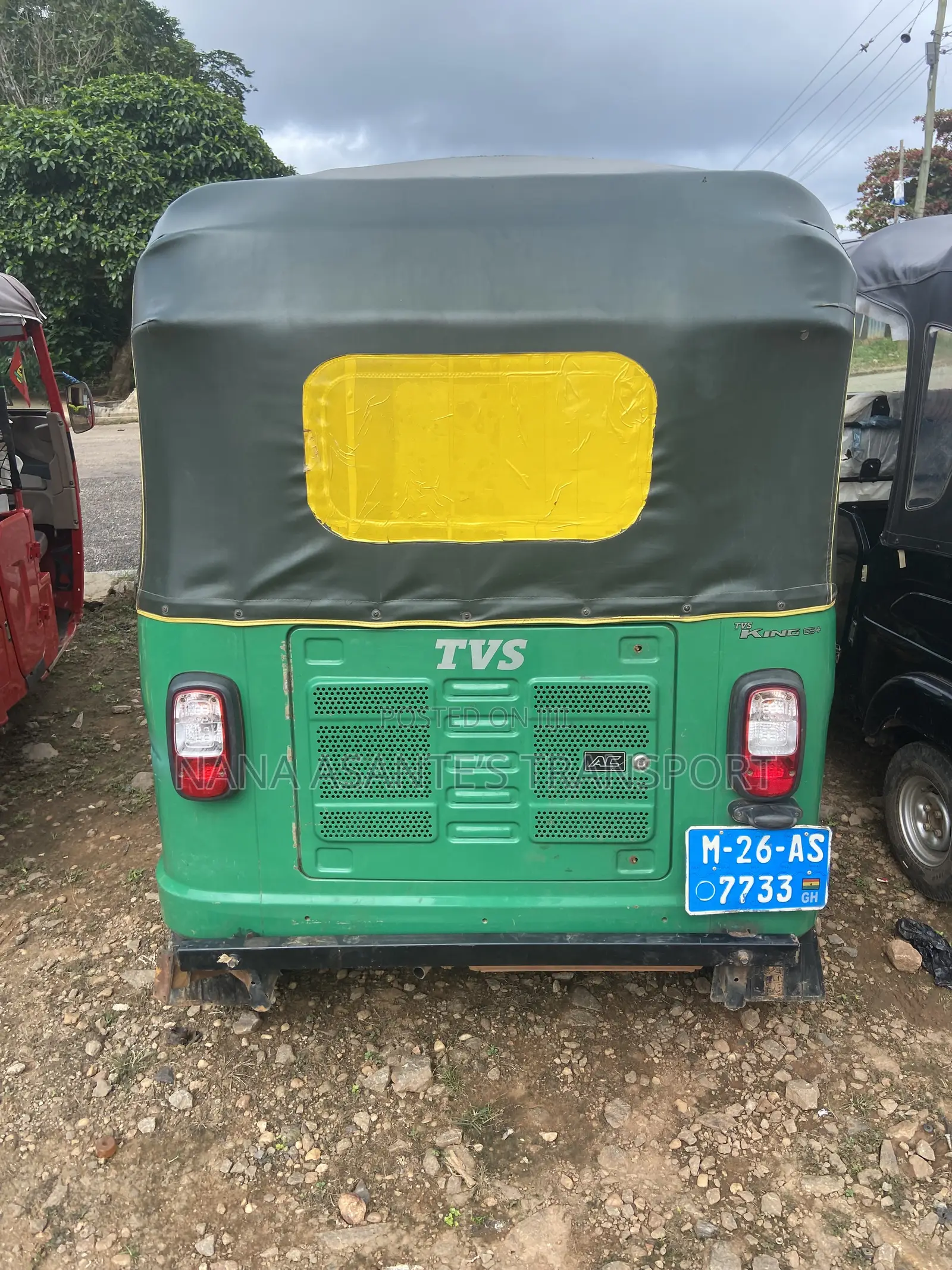 TVS King Deluxe Plus iTouch Start 2026 Green