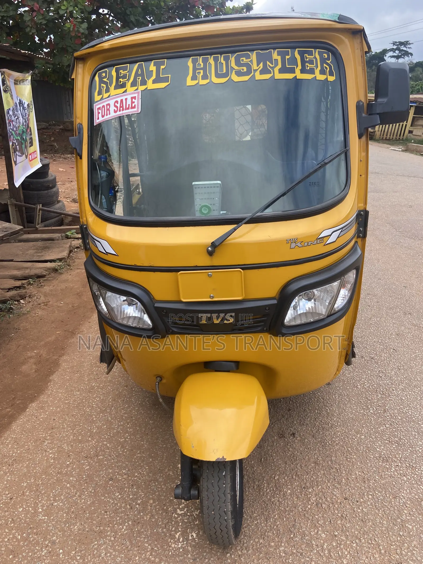 TVS King Deluxe Plus iTouch Start 2025 Yellow