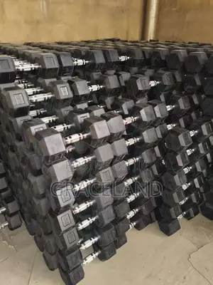 14 of Set of Hexagonal Dumbbells 5 Kilogram-25 Kilogram