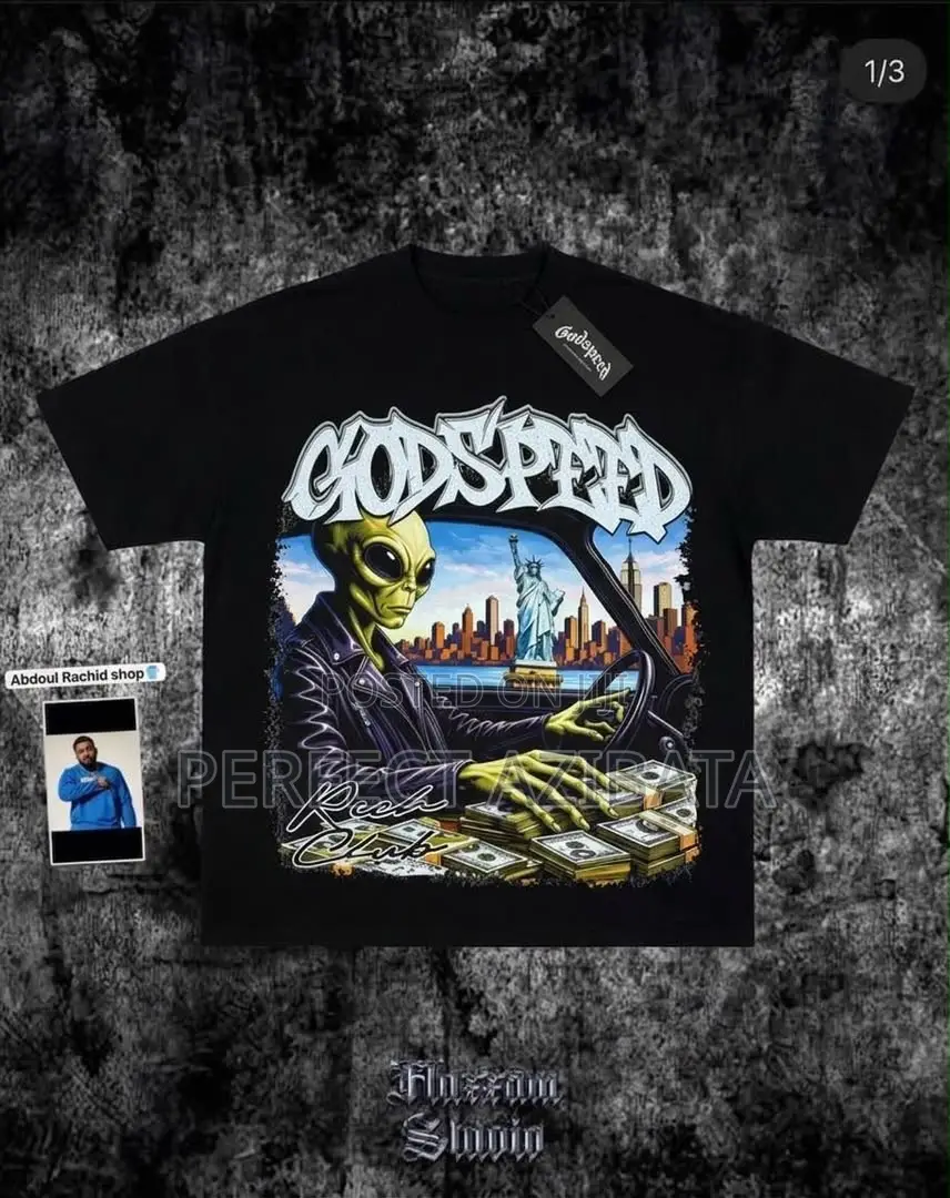 Black and Red Godspeed Shirt