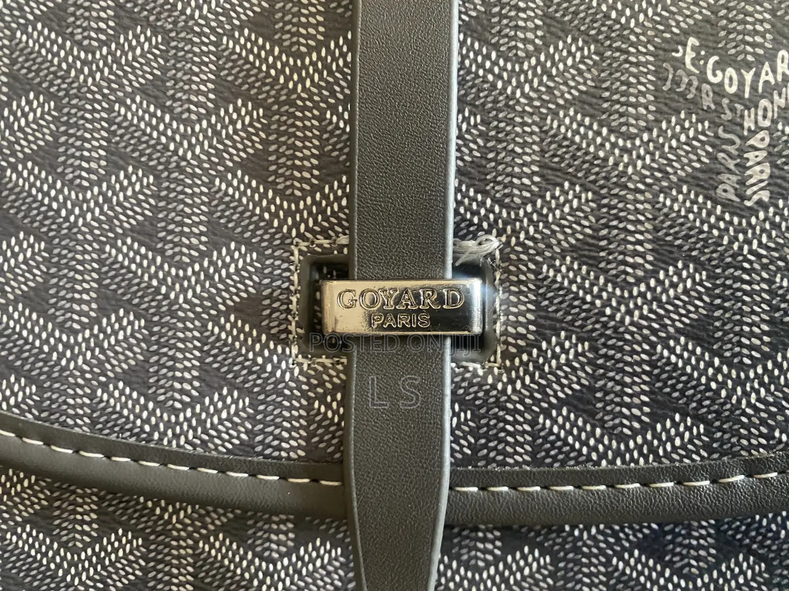 Goyard Belvedere Bag (Grey)