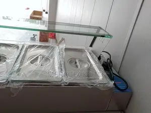 Commercial SS 5 Tray Bain Marie Food Warmer Display