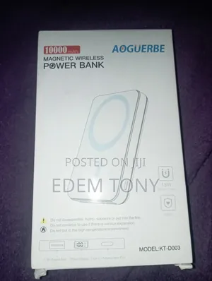 Aoguerbe 10000mAh Portable Magnetic Wireless Charging Power Bank