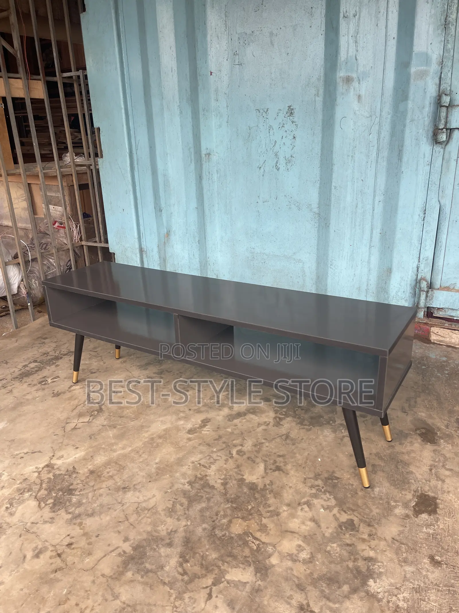Modern White TV Stand