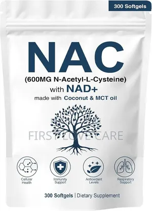 NAC 600mg Non-Gmo, Gluten Free,Organic NAC Supplement N-Acetyl Cystein