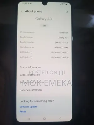 Samsung Galaxy A31 128 GB Gray