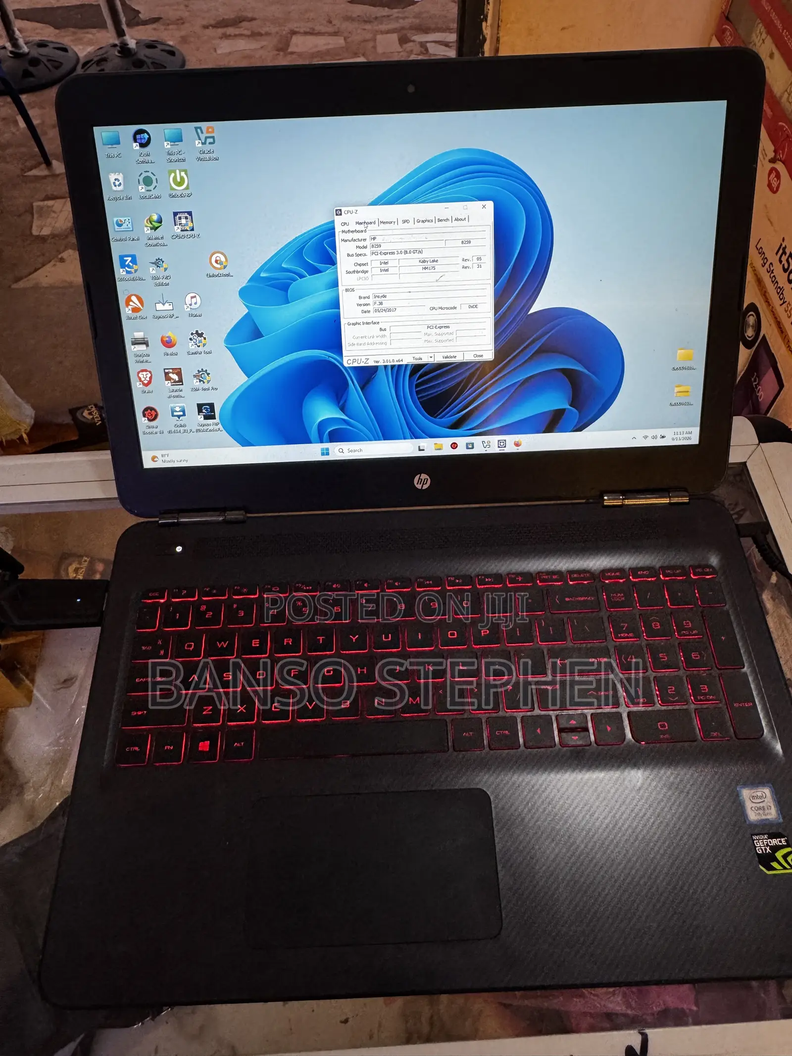 Laptop HP Omen 15 16GB Intel Core i7 SSD 512GB