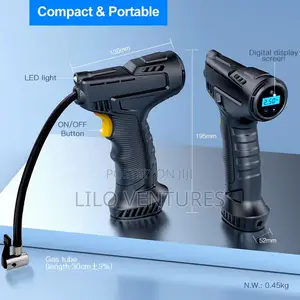 Portable Car Tyre Pump (Inflator)