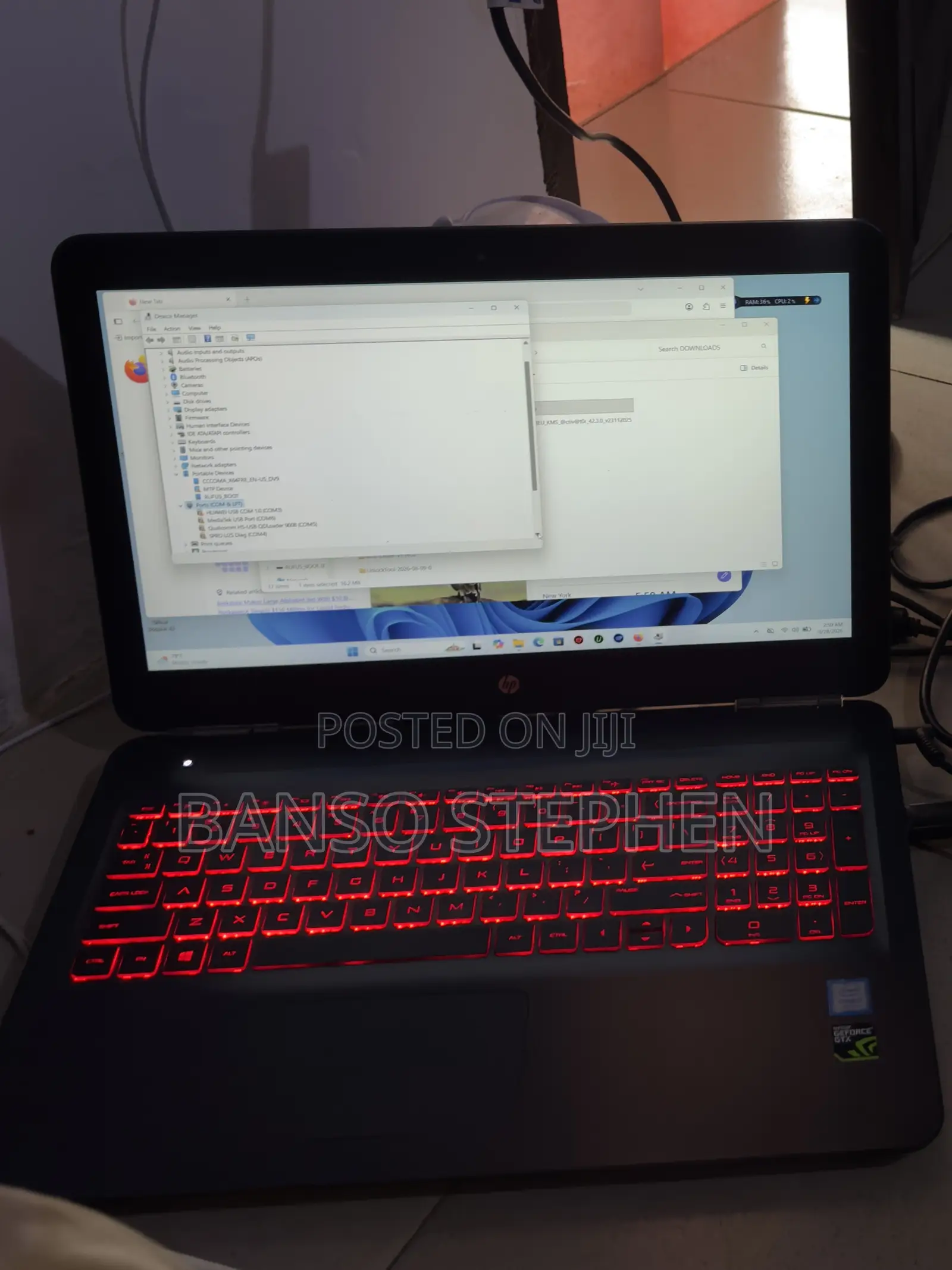Laptop HP Omen 15 16GB Intel Core i7 SSD 512GB
