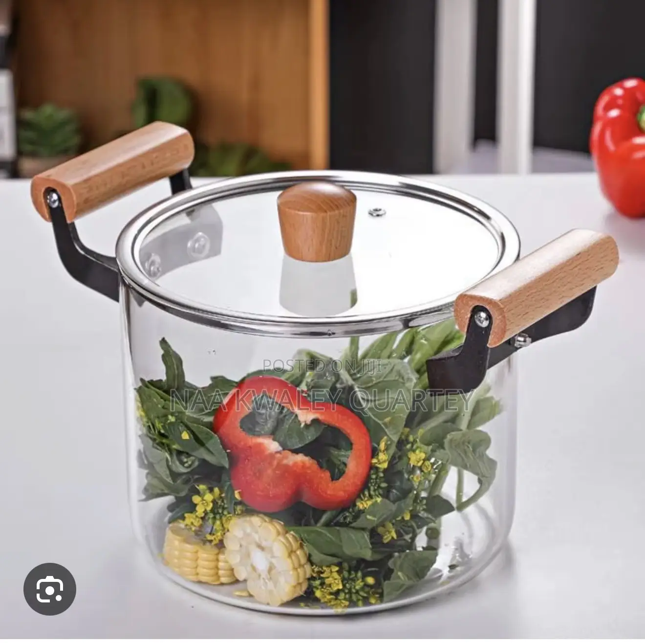4.5L Glass Cooking Pot