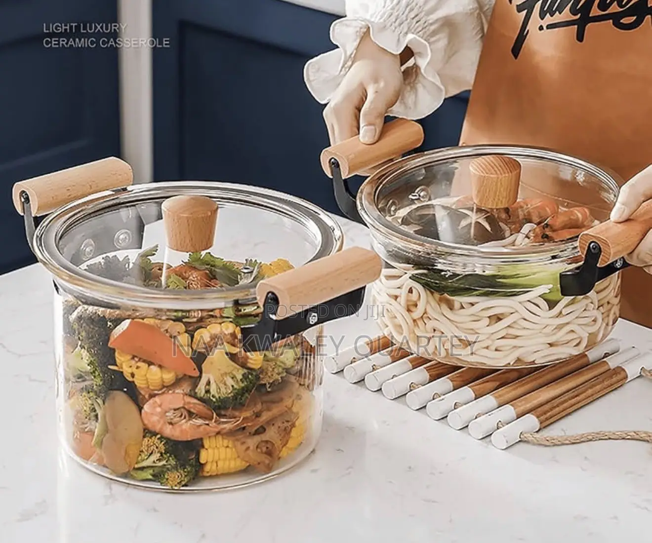 4.5L Glass Cooking Pot