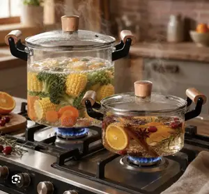 4.5L Glass Cooking Pot