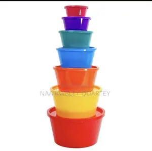 7pcs Plastic Food Storage Bowls