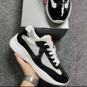 Prada America Cap White-Black