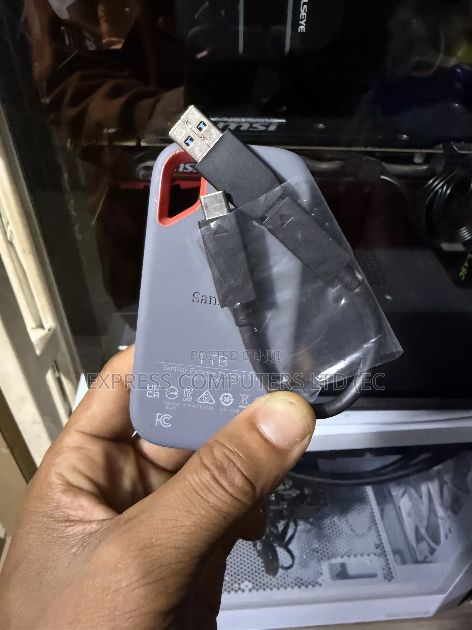 Sandisk Extreme Portable 1TB External SSD Original SPEED 1050 MB/s