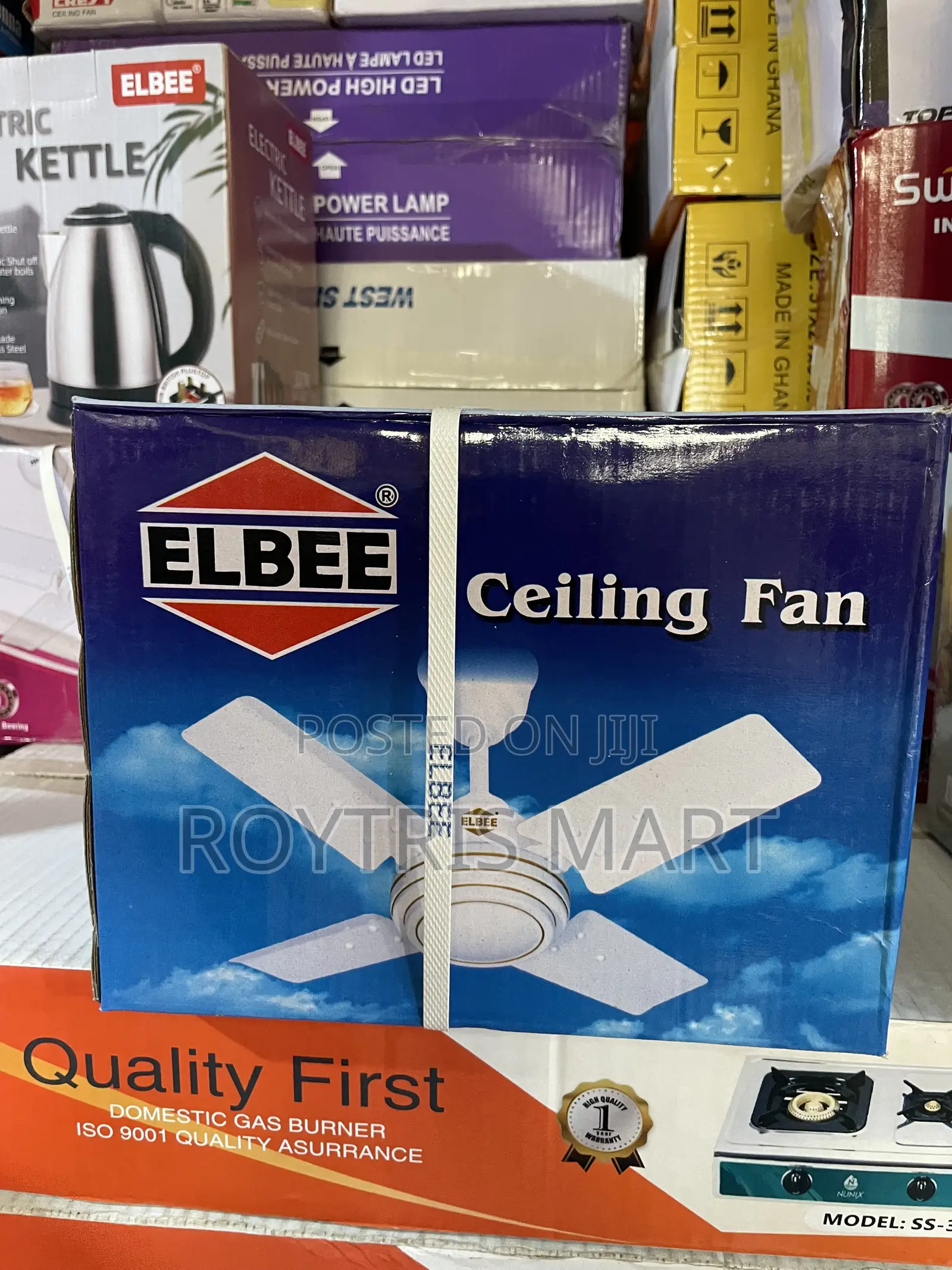 Elbee Ceiling Fan Long, Medium and Short Blade