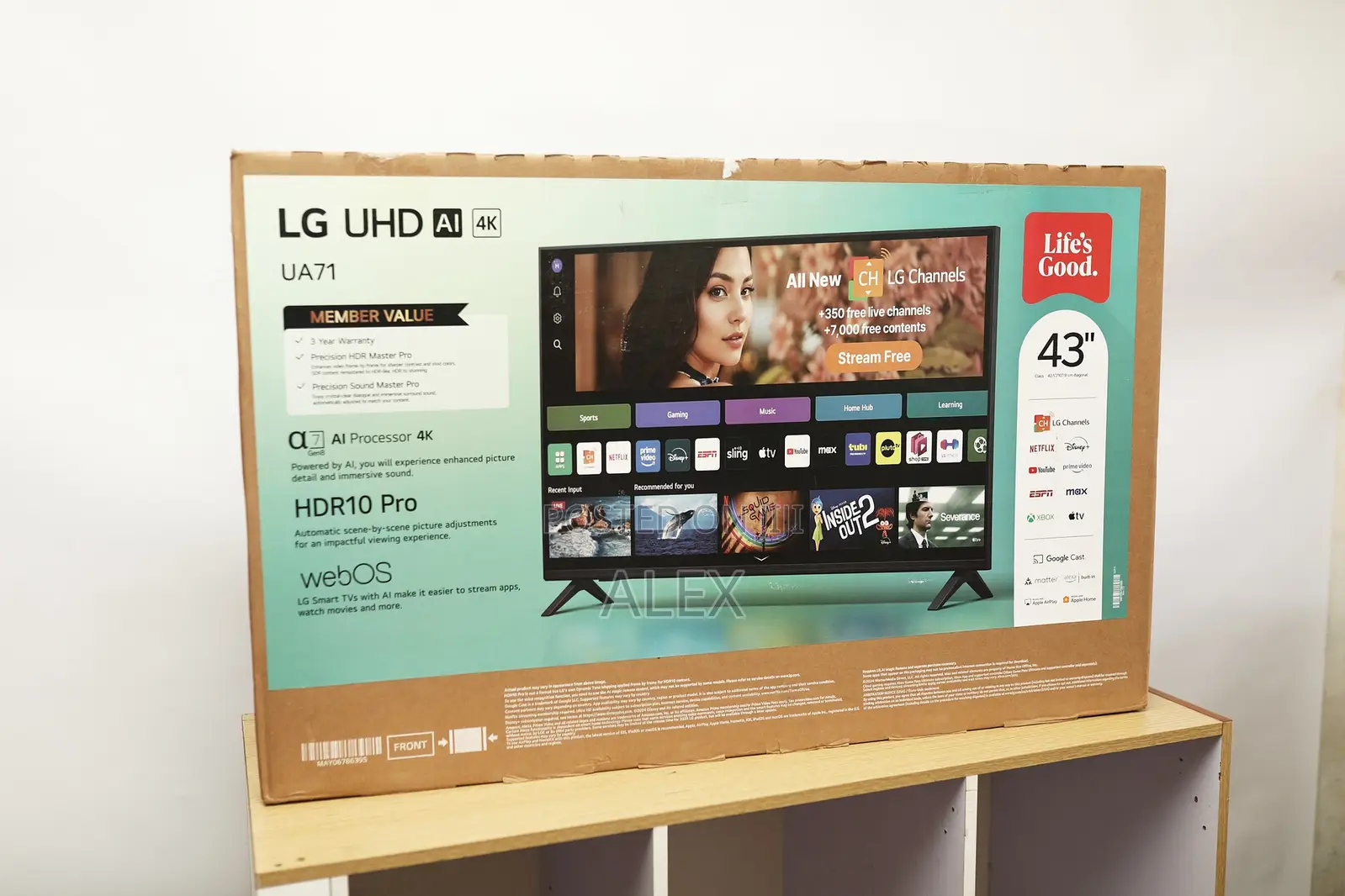 Lg43ua7100 43”