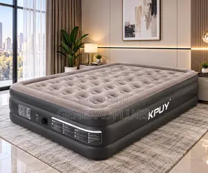 Foldable Travel Double Size Inflatable Automatic Pump Air Mattress