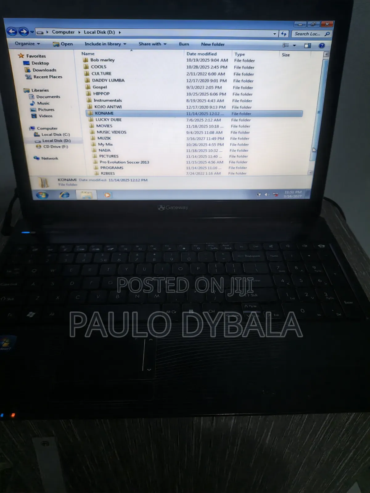 Laptop Acer Gateway NE56R 4GB Intel Pentium HDD 128GB