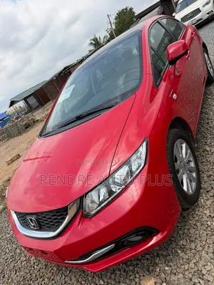 Honda Civic EX 4dr Sedan (1.8L 4cyl CVT) 2015 Red