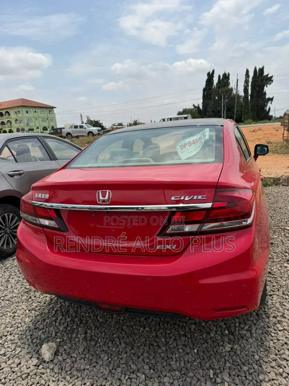 Honda Civic EX 4dr Sedan (1.8L 4cyl CVT) 2015 Red