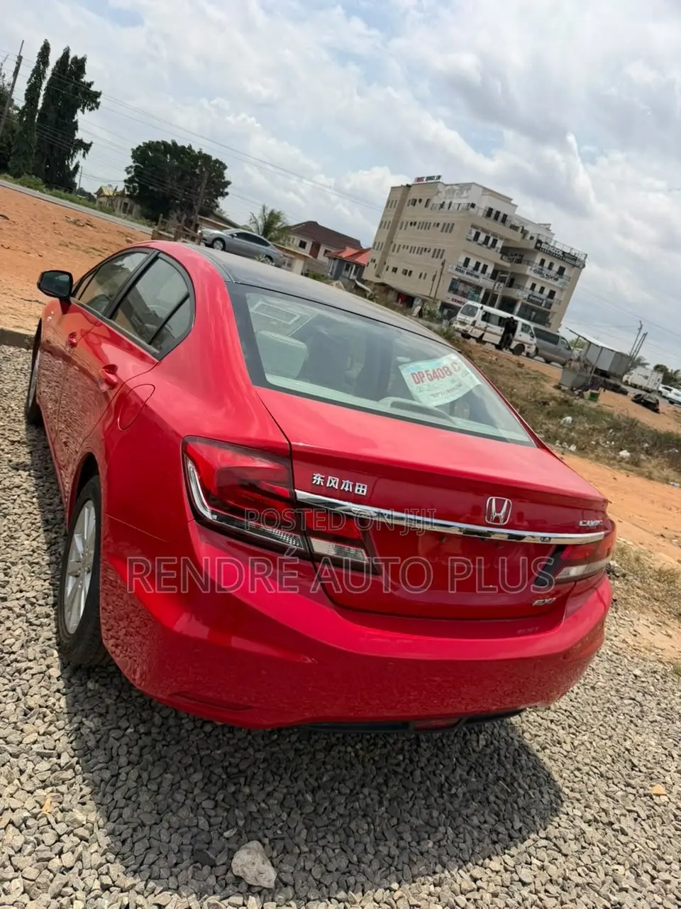Honda Civic EX 4dr Sedan (1.8L 4cyl CVT) 2015 Red
