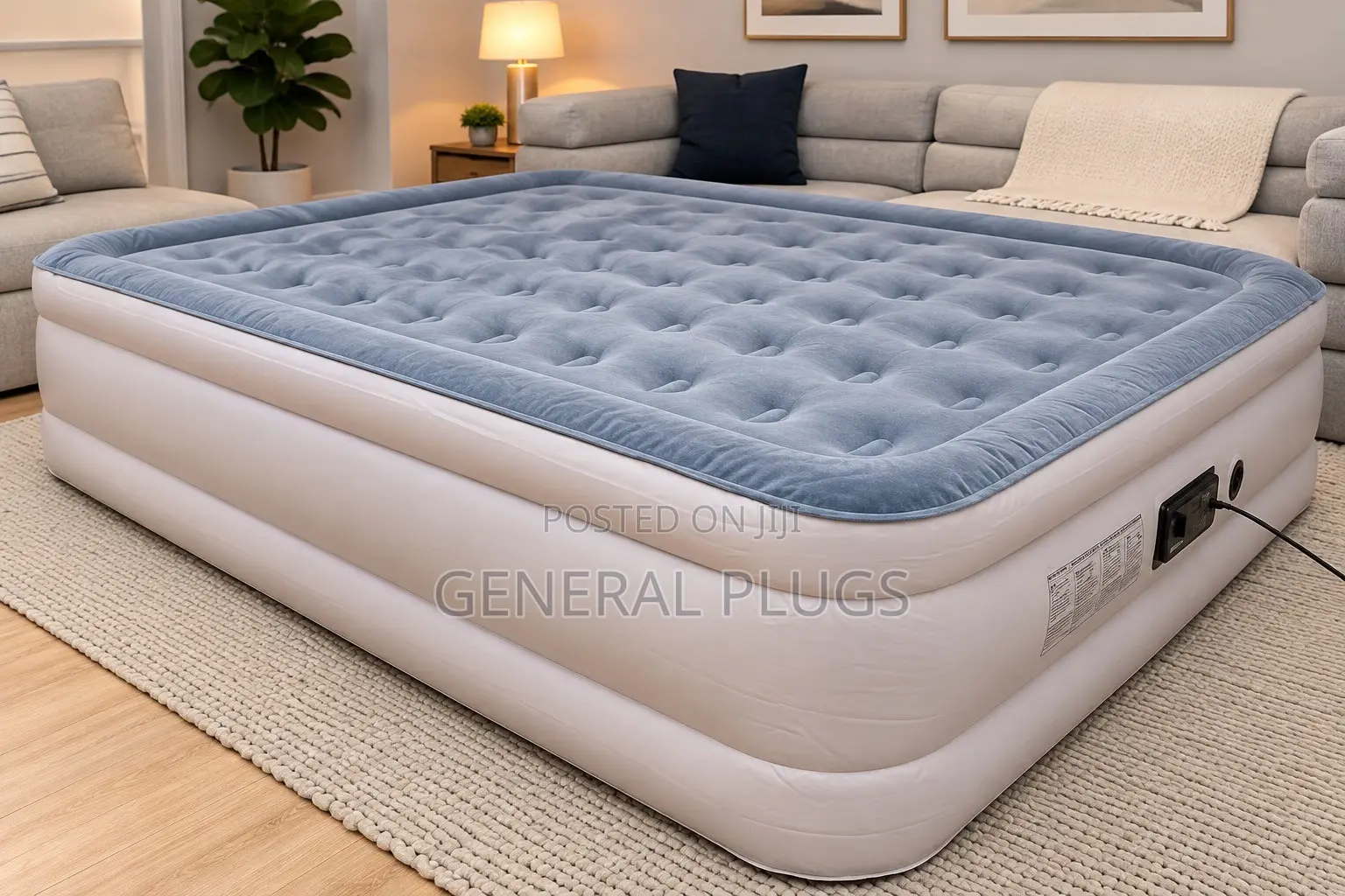 Automatic Pump Air Mattress With Easy to Carry Format Easy Deflation