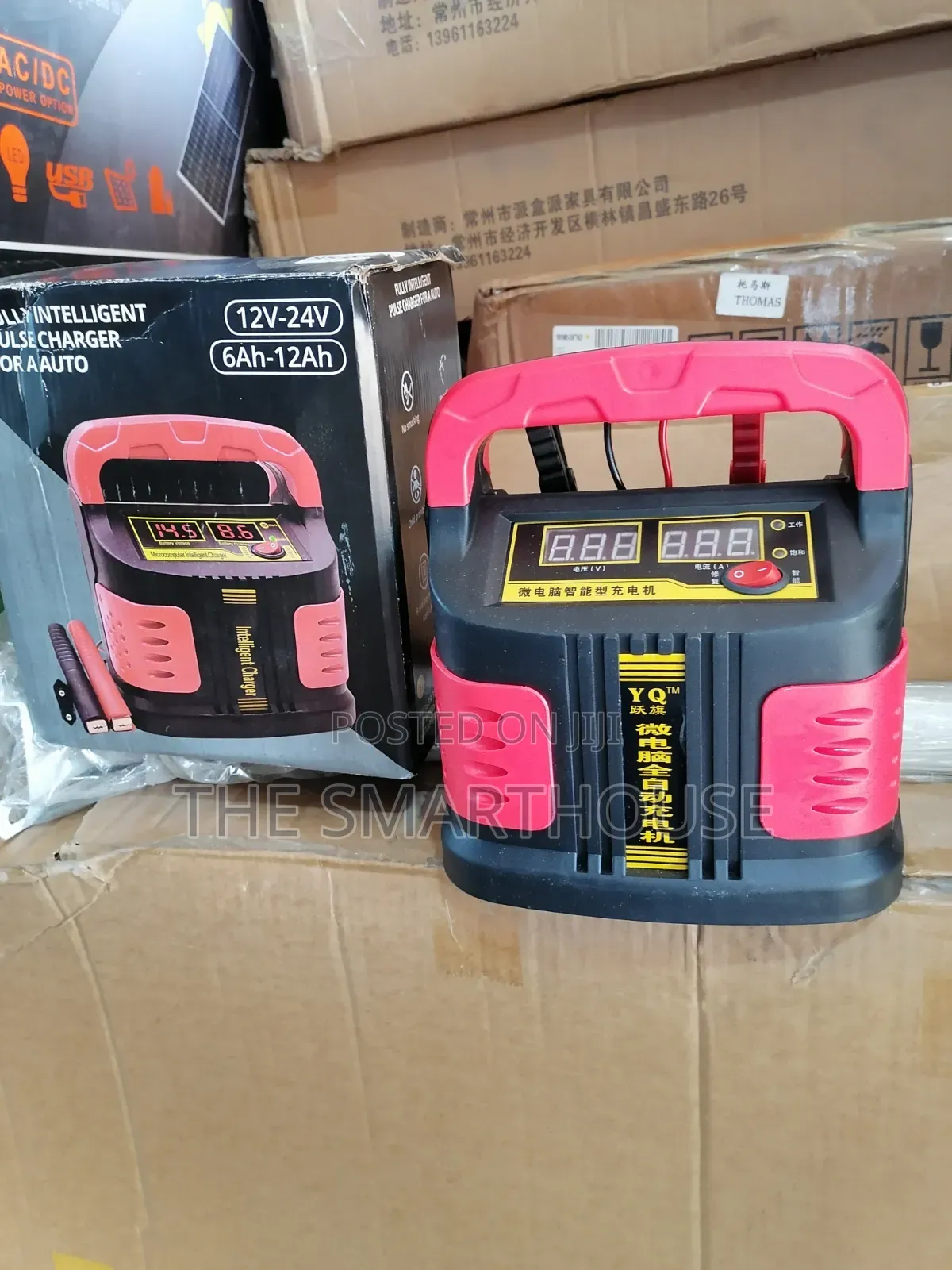 Smart Intelligent 12v/24v Car Battery Charger