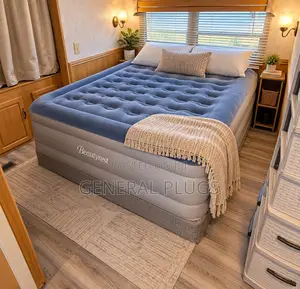 Classic Air Mattress Automatic Pump Ideal Spare Bed for Family Friends