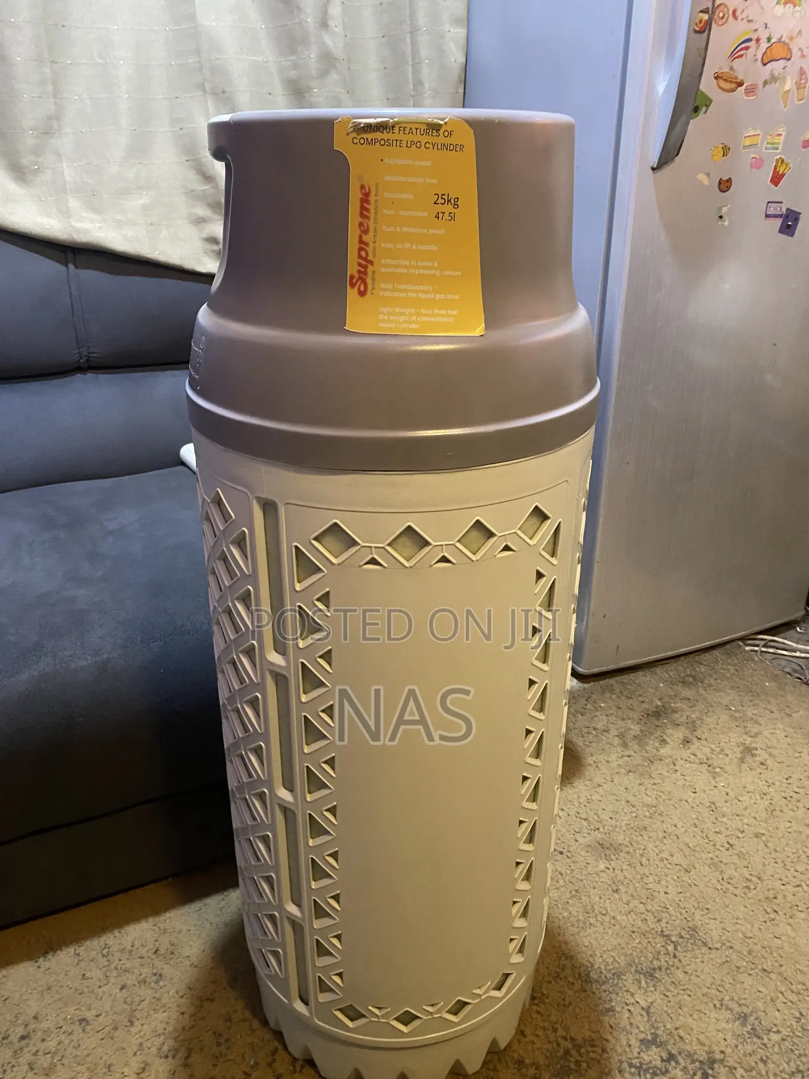 25Kg Supreme Fiber Fairly Home Use Gas Cylinder