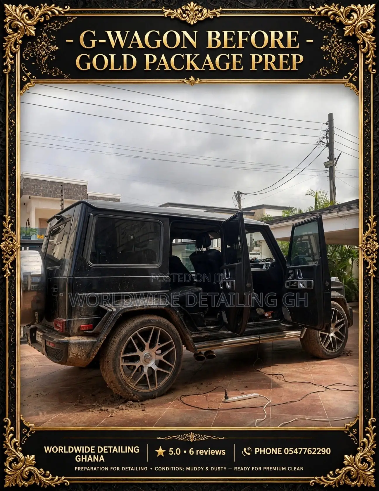 PREMIUM MOBILE CAR DETAILING - We Come to Your House - Benz,G-Wagon