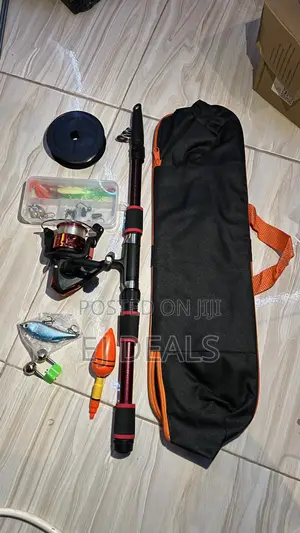 Fishing Rod Set With Floats, Baits/Lures, Fishing Line, Hooks