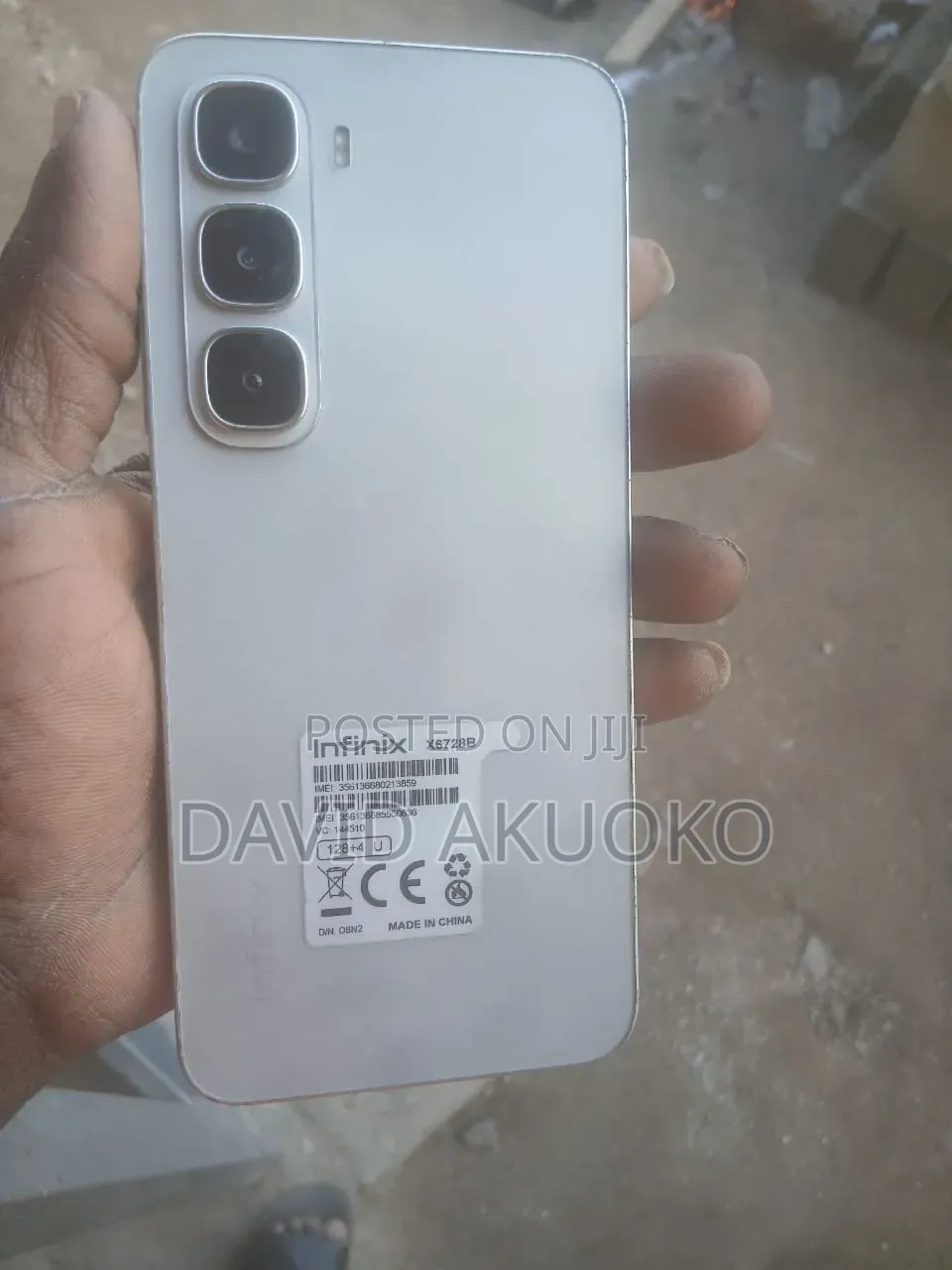 Infinix Hot 60i 128 GB White