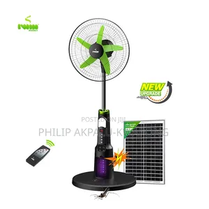 18" Rechargeable Fan With Mosquito Killer