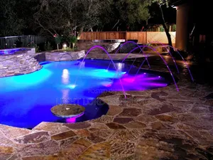 Aquatic Water Swimming Pool Light With Remote/Power Supply 12v/18w