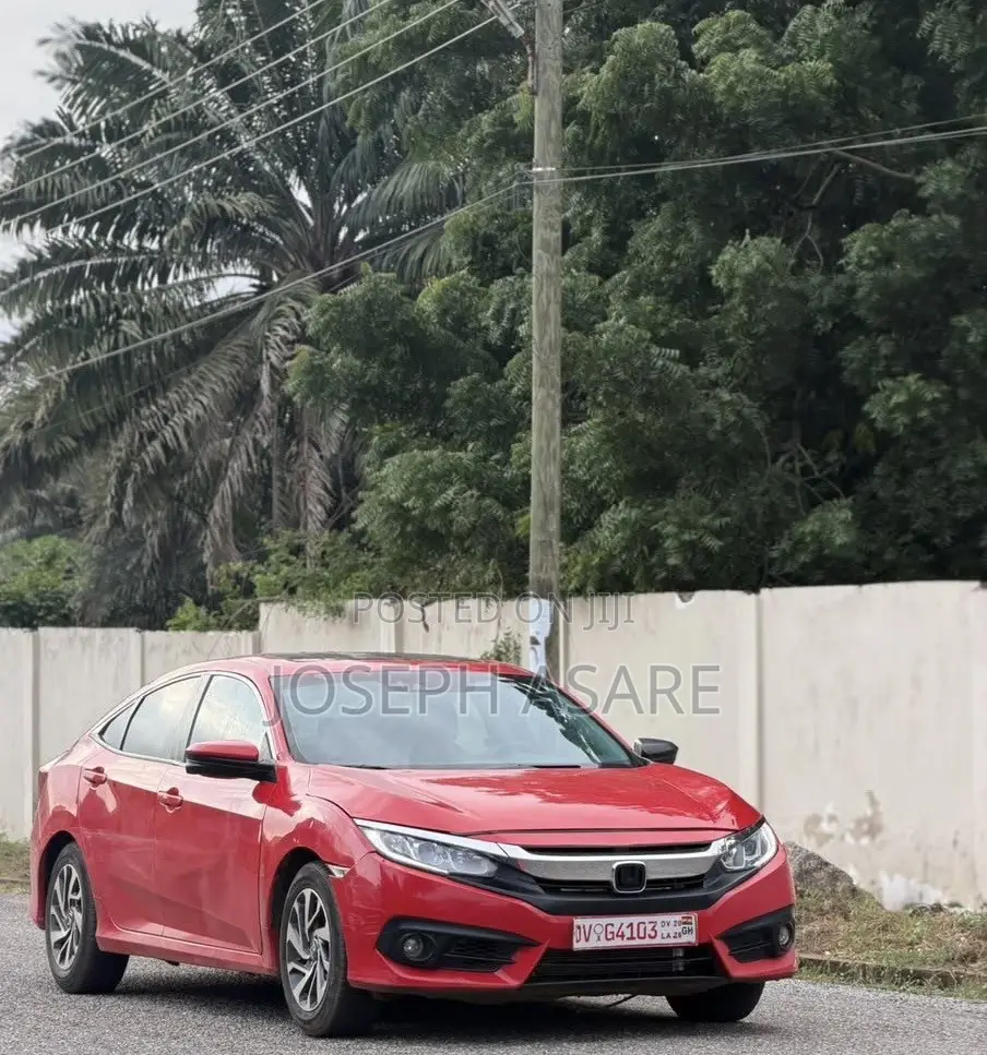 Honda Civic EX Sedan 2018 Red