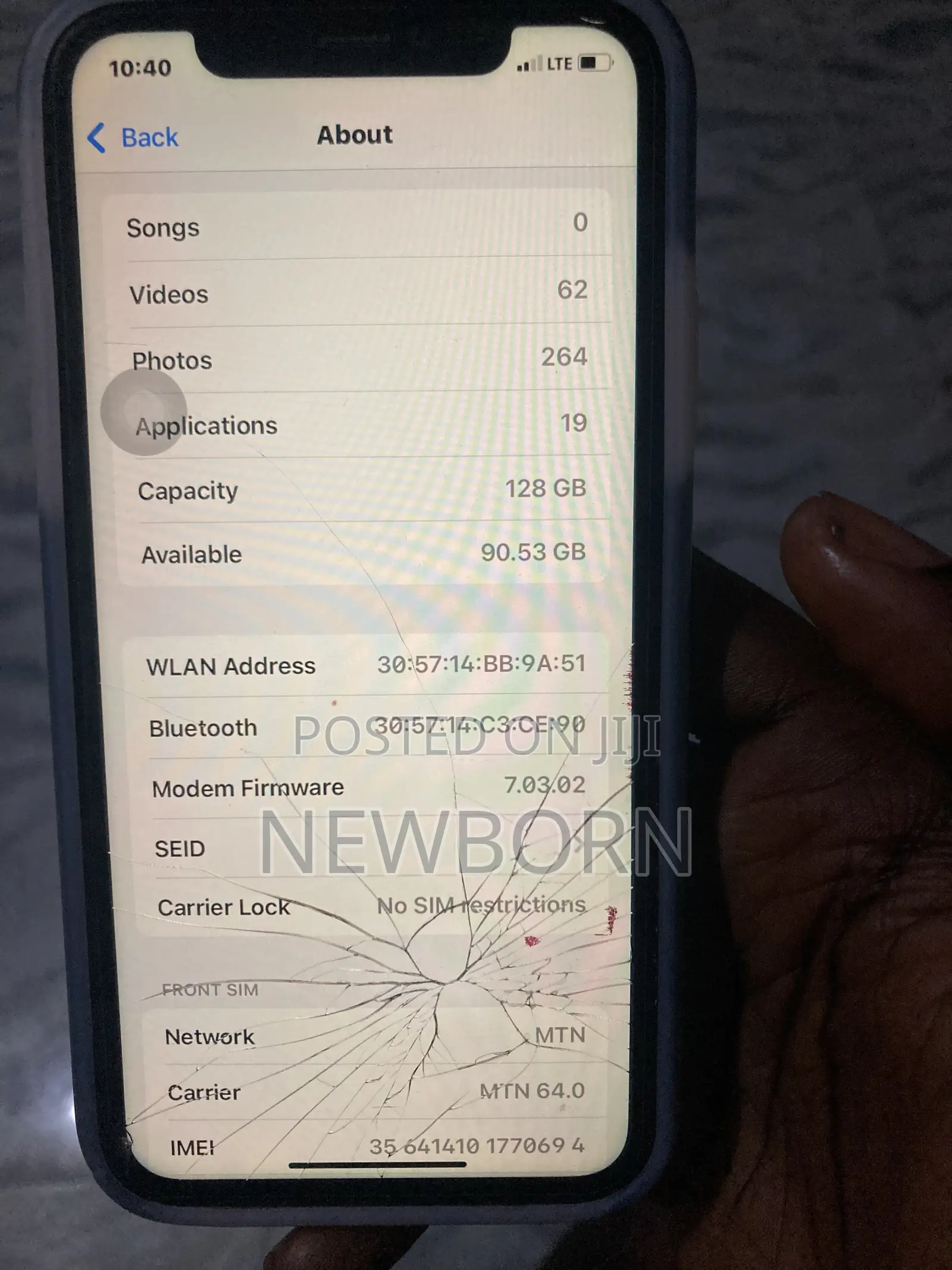 Apple iPhone XR 128 GB Black