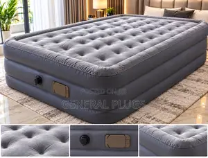Tough Thick Luxury Inflatable Automatic Pump Double Size Air Mattres