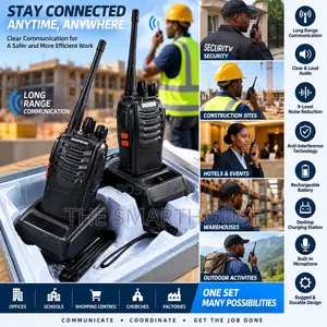 Smart Two-Way Walkie Talkie Set — Long-Range Communication