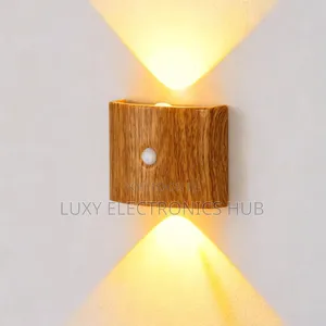 Magnetic Wooden Decorative Wall Lamp