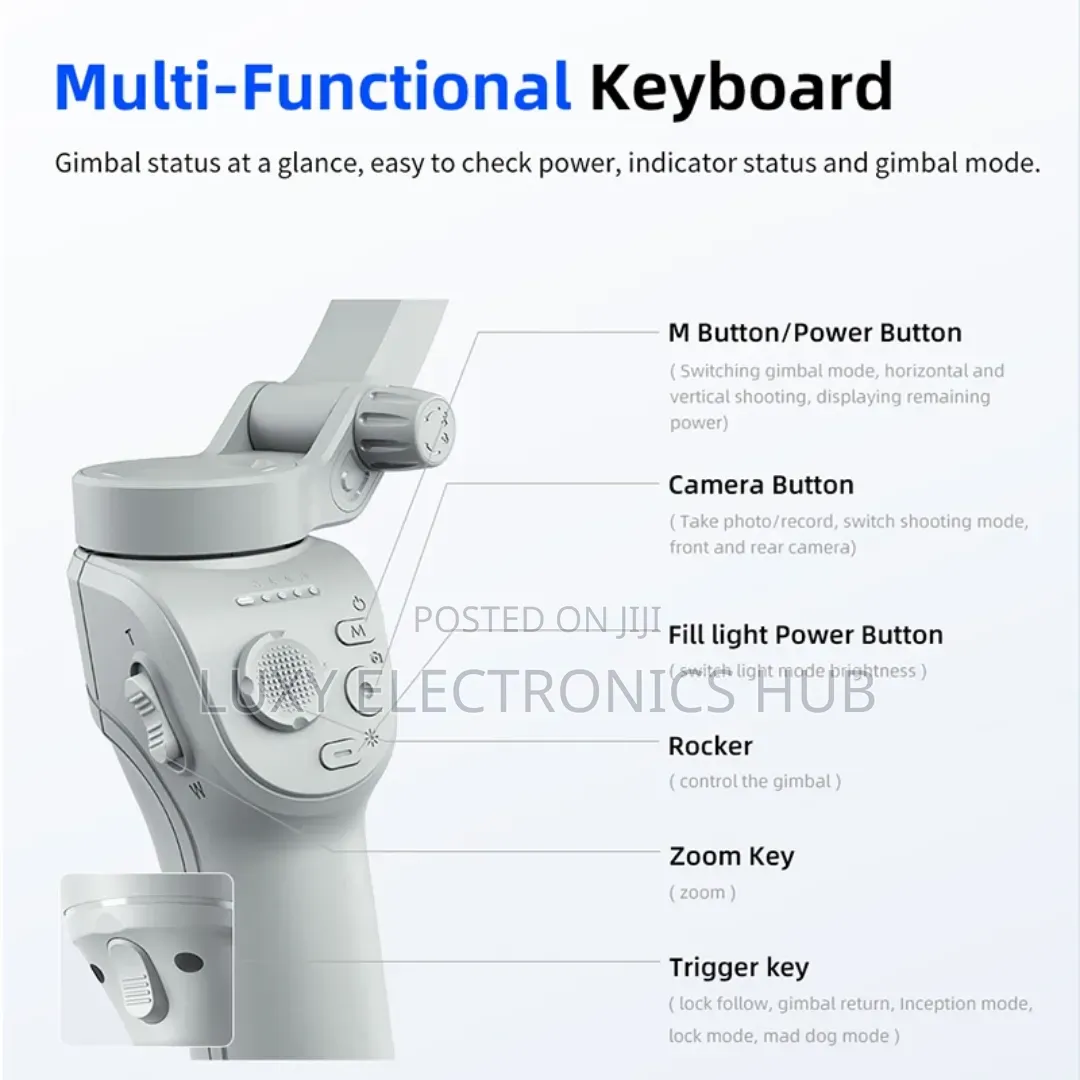 Mo1 3-Axis Gimbal Stabilizer