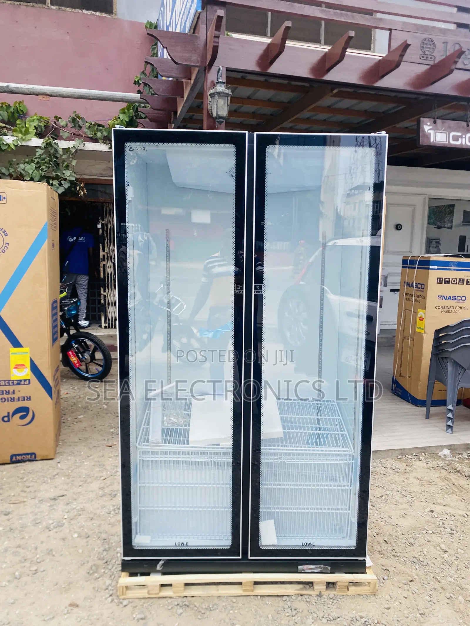 Brand New Showcases Pearl Double Door Display Fridge