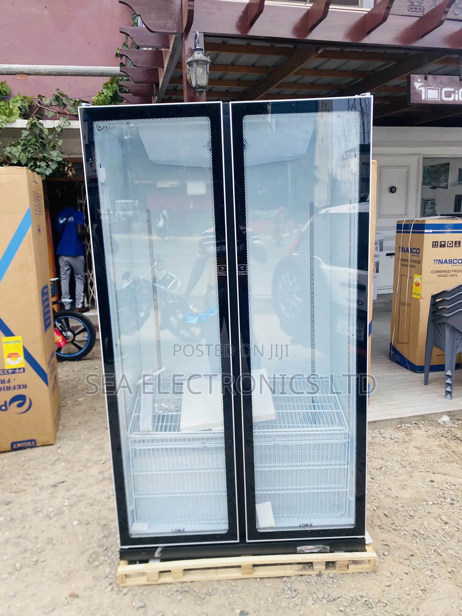Fresh Pearl Double Door Display Fridge