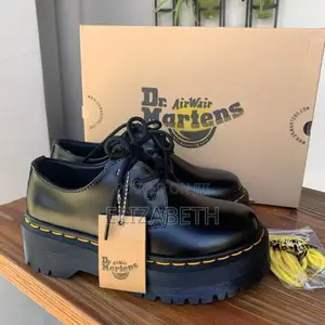 Dr. Martens 1461 Quad Smooth Leather Platform Shoe